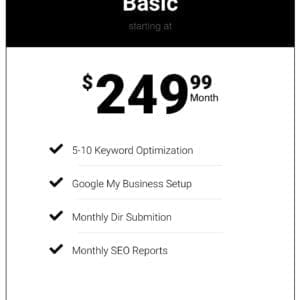 Basic Small Biz Local SEO Package